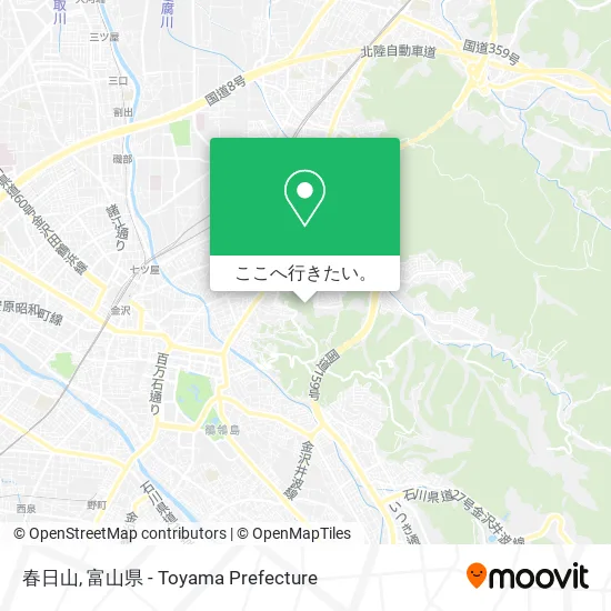春日山地図