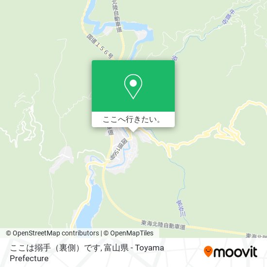 ここは搦手（裏側）です地図