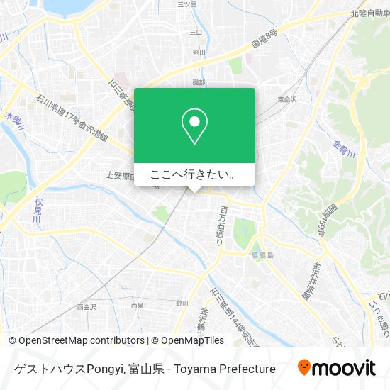 ゲストハウスPongyi地図
