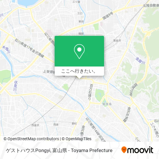 ゲストハウスPongyi地図