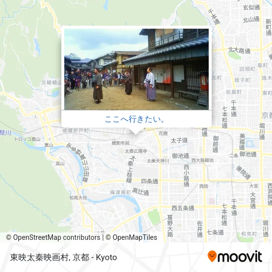 東映太秦映画村地図