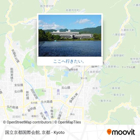 国立京都国際会館地図