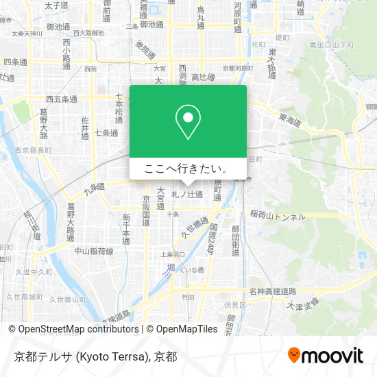 京都テルサ (Kyoto Terrsa)地図