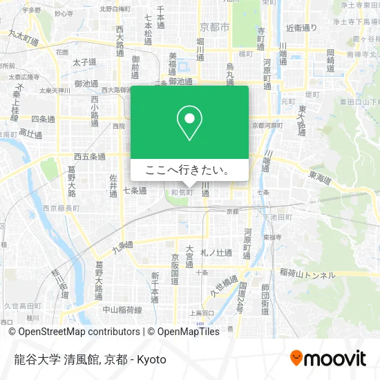 龍谷大学 清風館地図