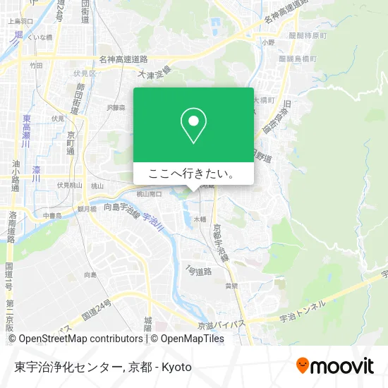 東宇治浄化センター地図