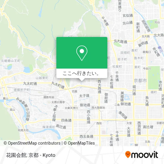 花園会館地図