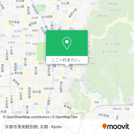 京都市美術館別館地図