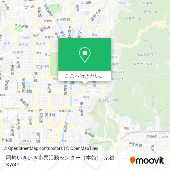 岡崎いきいき市民活動センター（本館）地図