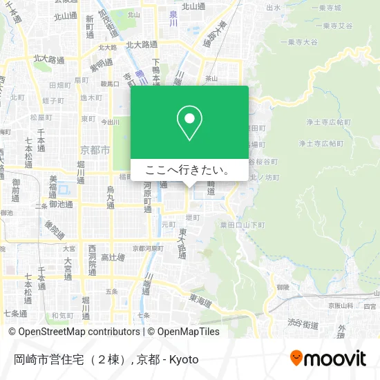 岡崎市営住宅（２棟）地図
