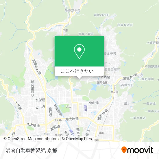 岩倉自動車教習所地図