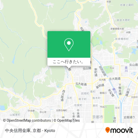 中央信用金庫地図