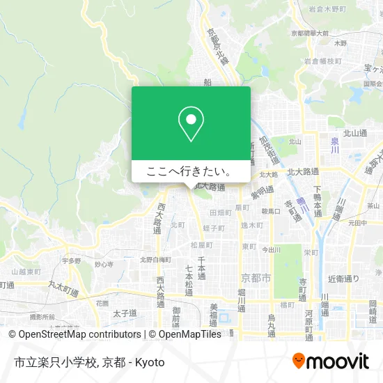市立楽只小学校地図