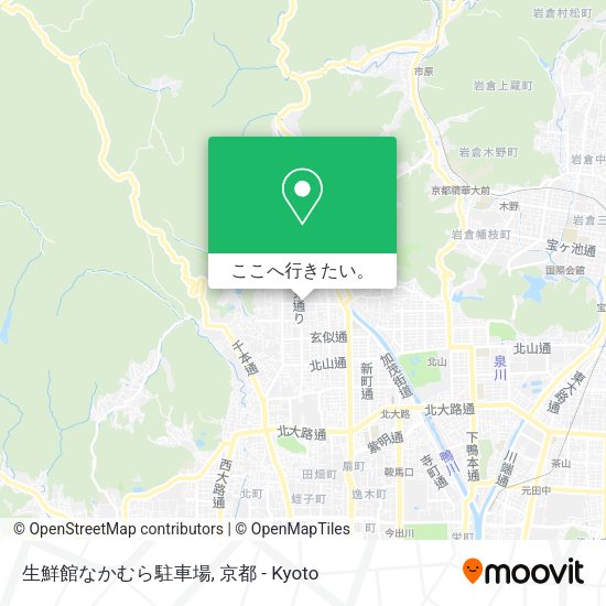 生鮮館なかむら駐車場地図