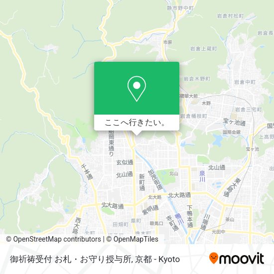 御祈祷受付 お札・お守り授与所地図