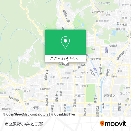 市立紫野小学校地図