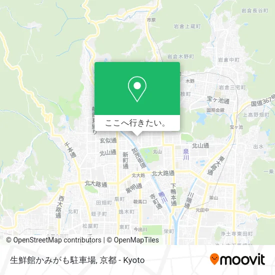 生鮮館かみがも駐車場地図