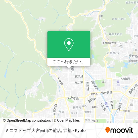 ミニストップ大宮南山の前店地図
