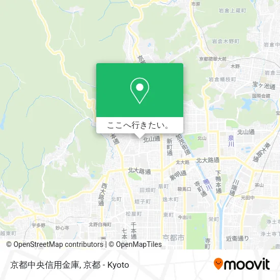 京都中央信用金庫地図