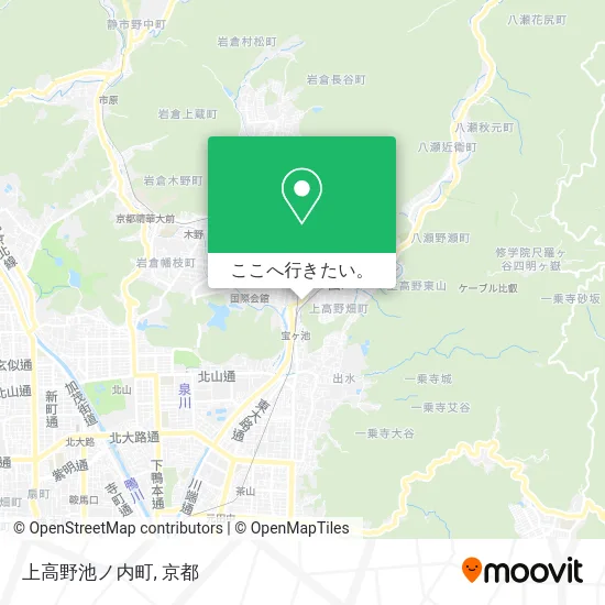 上高野池ノ内町地図