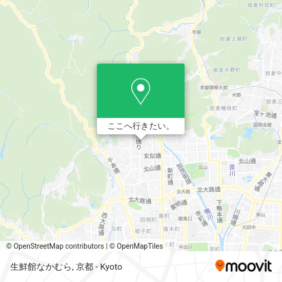 生鮮館なかむら地図