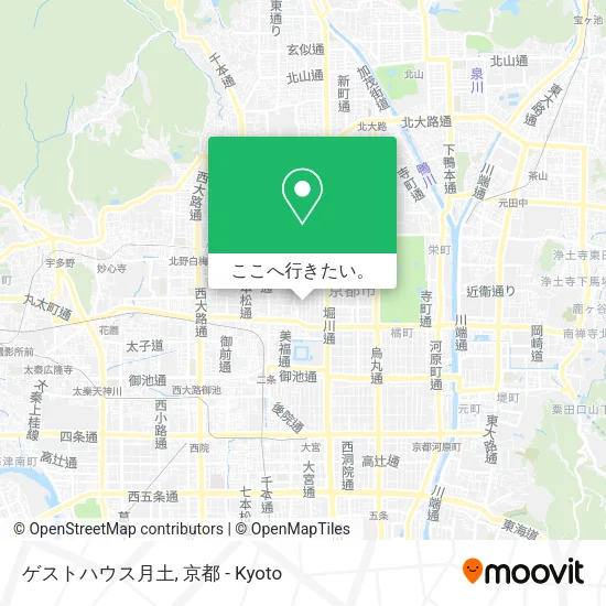 ゲストハウス月土地図