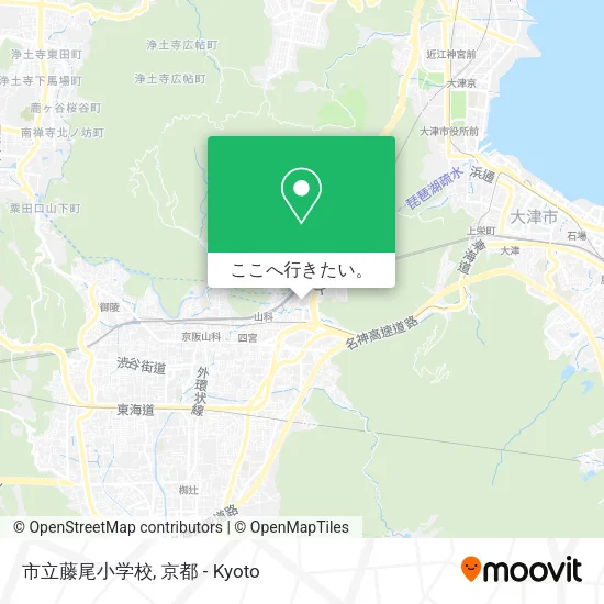 市立藤尾小学校地図