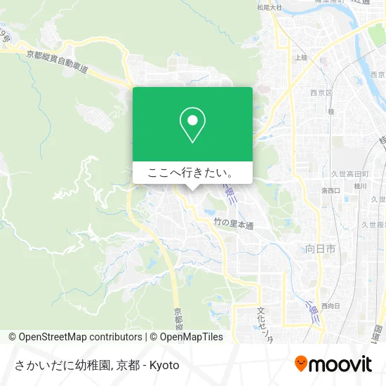 さかいだに幼稚園地図