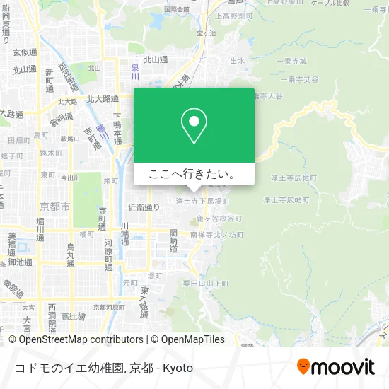 コドモのイエ幼稚園地図