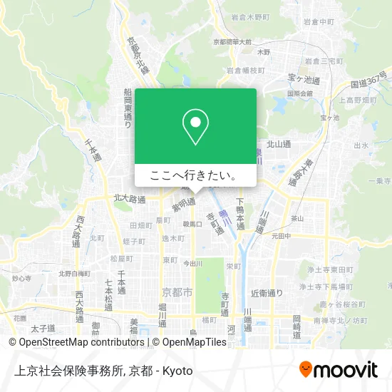 上京社会保険事務所地図