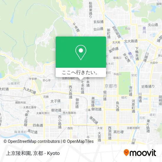 上京陵和園地図