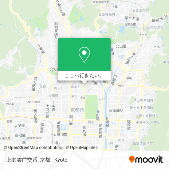 上御霊前交番地図