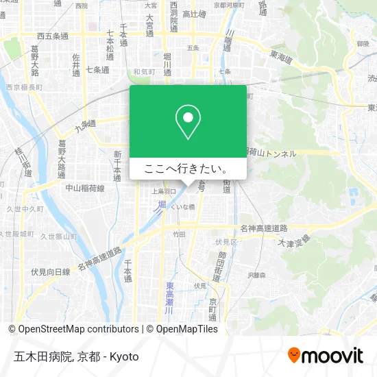 五木田病院地図