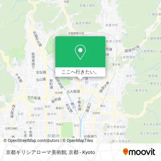 京都ギリシアローマ美術館地図
