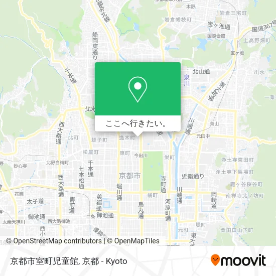 京都市室町児童館地図