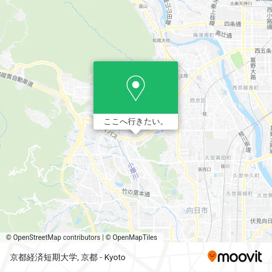 京都経済短期大学地図