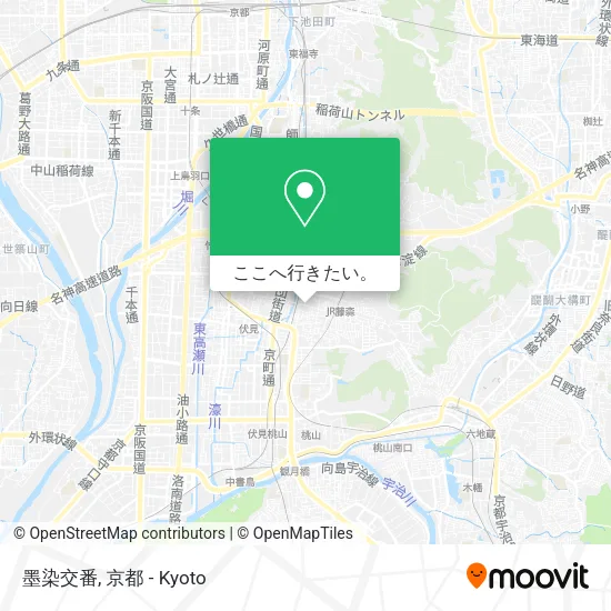 墨染交番地図