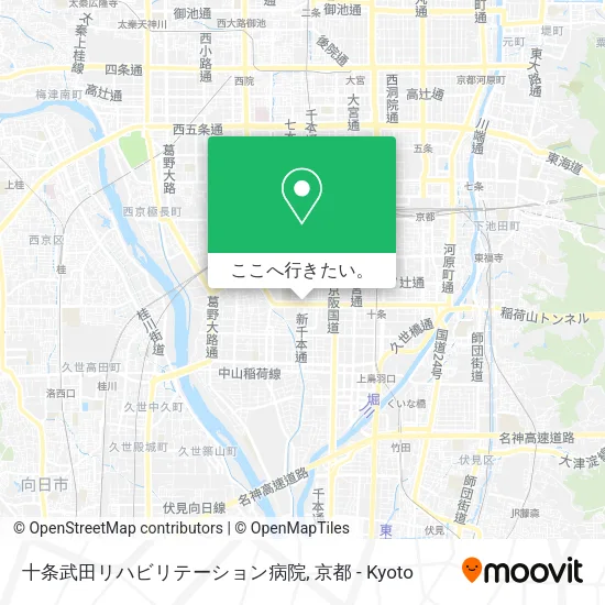 十条武田リハビリテーション病院地図