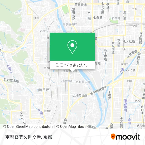 南警察署久世交番地図