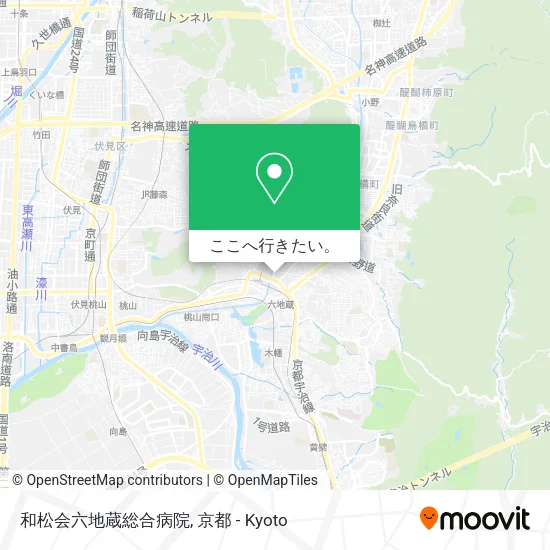 和松会六地蔵総合病院地図