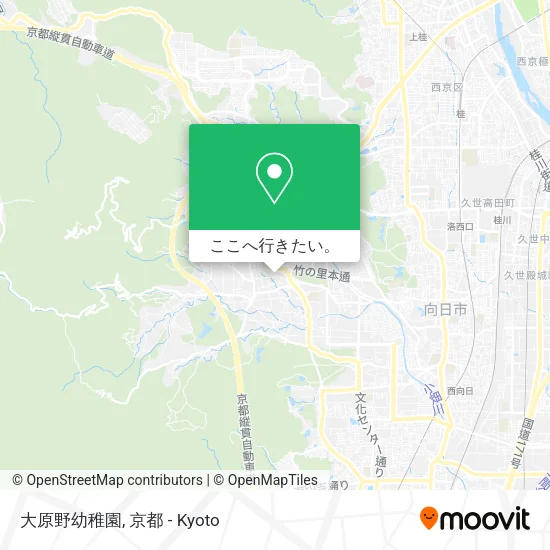 大原野幼稚園地図