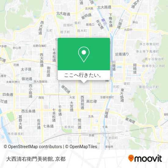 大西清右衛門美術館地図