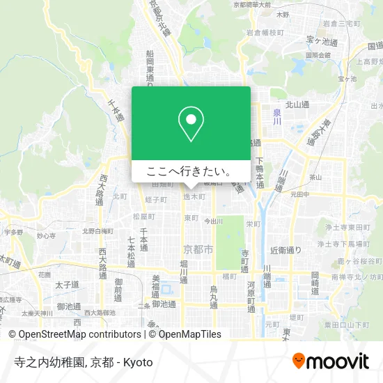 寺之内幼稚園地図