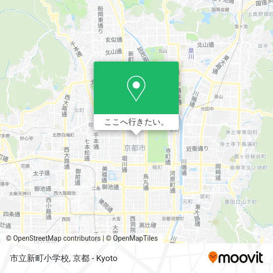市立新町小学校地図