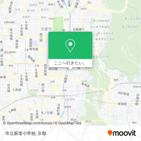 市立新道小学校地図
