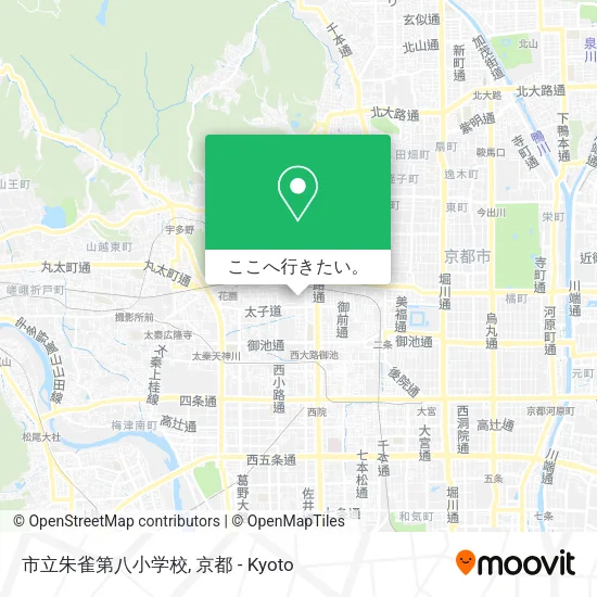 市立朱雀第八小学校地図