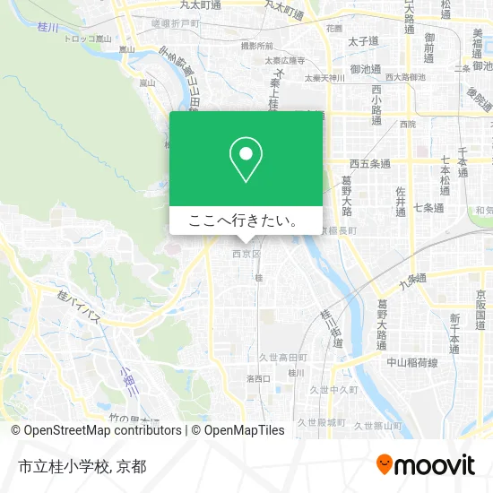 市立桂小学校地図