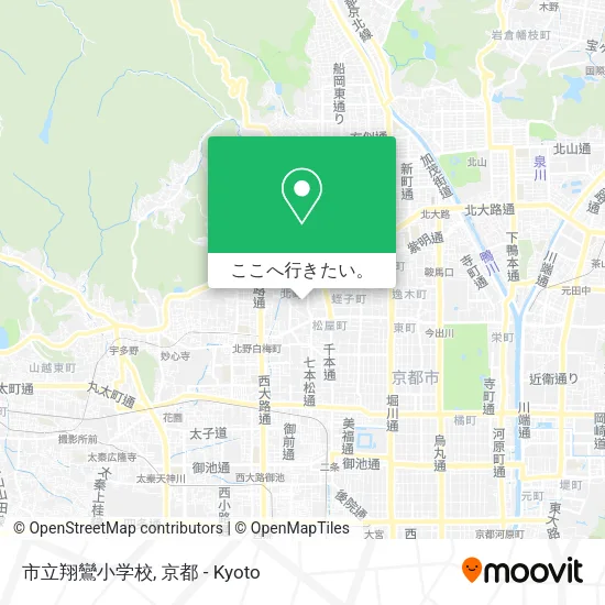市立翔鸞小学校地図