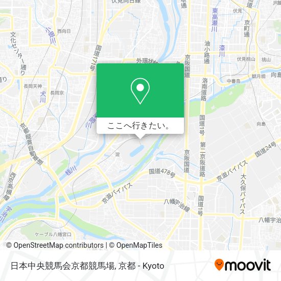 日本中央競馬会京都競馬場地図