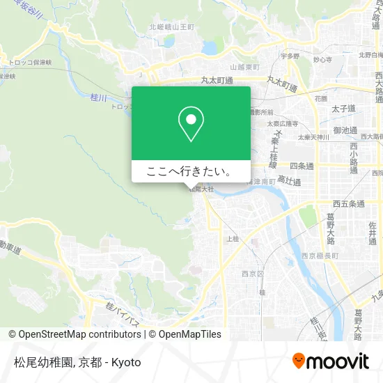 松尾幼稚園地図