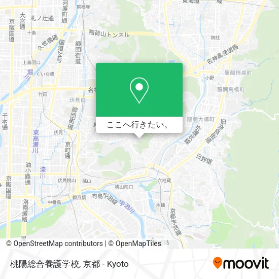 桃陽総合養護学校地図